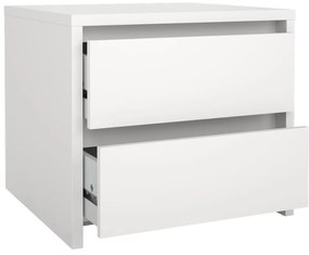 Бяло нощно шкафче Next – Tvilum