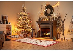 Червена пътека с коледен мотив със смес от памук 80x200 cm Toy's Delight Red Christmas – Villeroy&amp;Boch