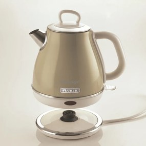 Електрическа кана Ariete VINTAGE 2868/03, 1630W, 1 л, Метален корпус, Бързо завиране, Безжична основа, Бежов