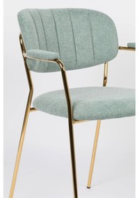 Светлозелени трапезни столове в комплект от 2 Jolien - White Label