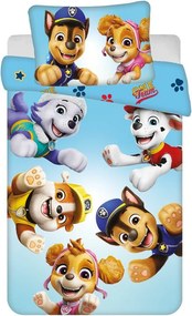 Памучно детско спално бельо за детско креватче 100x135 cm Paw Patrol – Jerry Fabrics
