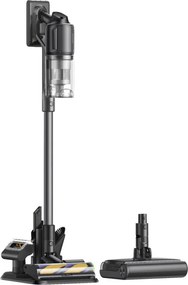 Вертикална прахосмукачка Dreame R20 Ultra, 200AW, 5 степени, 0.6 л, 90 мин, HEPA, LCD дисплей, Безчетков мотор, Черен