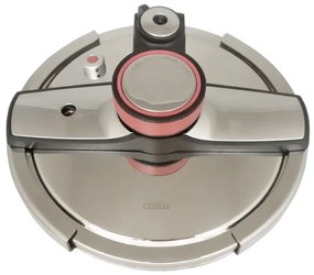 Тенджера под налягане ZEPHYR ZP 1311 G7S, 7 литра, 22х20 см, Съд за готвене на пара, Индукция, Инокс