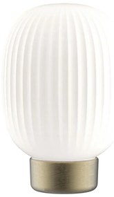 LED Димируема сензорна настолна лампа LATTE LED/1,8W/5V USB 2000 mAh златист/бял