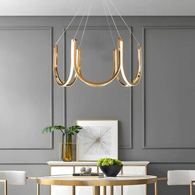 Висяща LED лампа APP1749-CP Gold