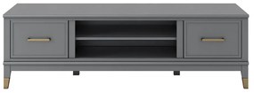 Сива маса за телевизор Westerleigh - CosmoLiving by Cosmopolitan