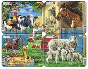Larsen - Пъзел: Серия "Животни от ферма" – 7 части, малък