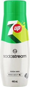 Концентриран сироп SodaStream 7 Up, 440 мл, До 9 л, Без алергени и ГМО, Бял/зелен