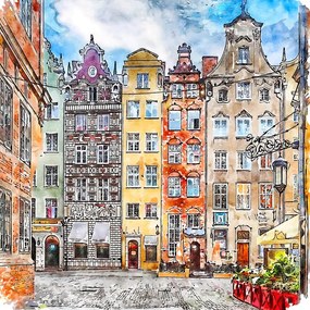Живопис 50x50 cm Gdansk - Fedkolor