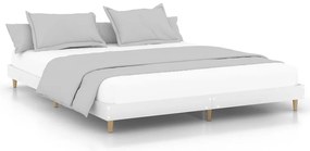 832013 vidaXL Рамка за легло без матрак Бяла 180x200 см инженерно дърво