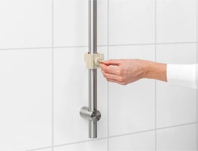 Органайзер за душ Brabantia ReNew 1006272, 7.5х13.3х24.4 см, Дъно с отвори за вода, Устойчивост на корозия, Бежов