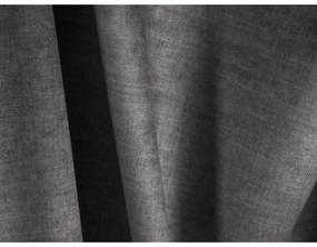 Сив кадифен модул за диван (десен ъгъл) Martina – Micadoni