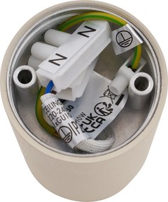 Комплект от 4 модерни бежови повърхностно монтирани спота GU10 50mm кръгли - Tuba