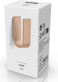 Бежова стенна алуминиева кука Ume – Zone