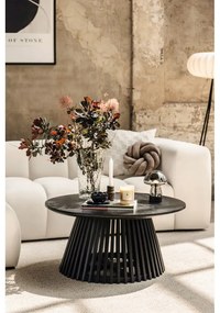 Кафяво-сив кадифен ъглов диван (ляв ъгъл) Cube – Bonami Selection