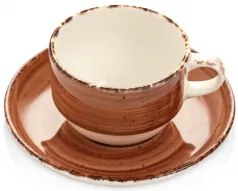 Gural Porselen - Brown Чашка с чинийка 230ml (NBNEO02CT50KH)