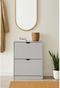 Сива накланяща се стойка за обувки 50x82x24 cm Stelo – Bonami Essentials