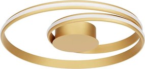 Redo 01-4358 - Димируемо таванно LED осветително тяло TORSION LED/40W/230V златисто