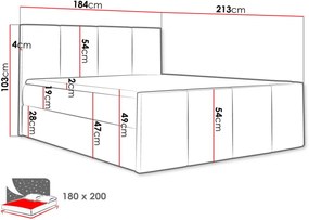 Тапицирано легло Lars-Galazio-180 x 200