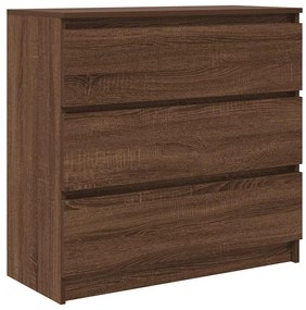 861739 vidaXL Сайдборд, кафяв дъб, 80x35x76 см, инженерно дърво