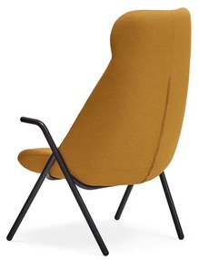 Жълт фотьойл , височина 114 cm Dins - Teulat