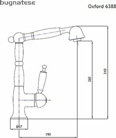 Кухненски кран Bugnatese Oxford