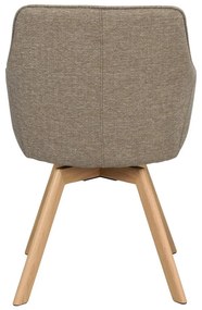 Бежови тапицирани трапезни столове в комплект 2 бр. Alison – Rowico