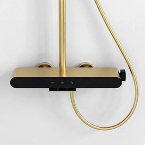 Комплект за душ REA Farel Brush Gold