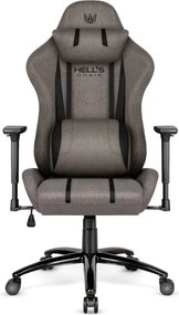 Ергономичен геймърски стол HC-1013 - сиво покритие от висококачествен плат