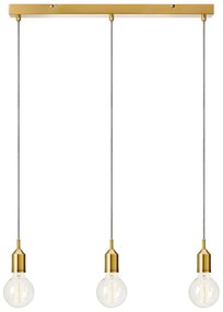 Висяща лампа с три рамена в златисто Bronx - Markslöjd