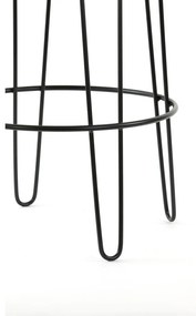 Бял тапициран бар стол (височина на седалката 73 cm) Alice – Light &amp; Living