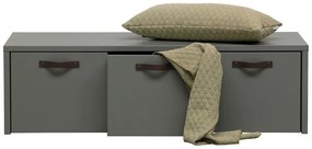 Детски шкаф от борова дървесина в зелено-сиво 120x36 cm Stage - vtwonen