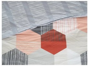 Сиво единично крепирано спално бельо 140x200 cm Honey Comb – B.E.S.