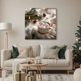 Картина на платно – Коледно спокойствие с вкусен шоколад
