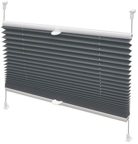 Антрацитна ролетна щора 72,5x150 cm Plisé Verona – Gardinia