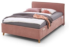 Розово детско легло с място за съхранение 120x200 cm Fun – Meise Möbel