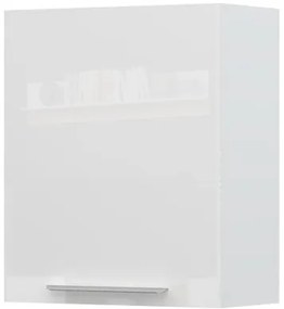 Висящ шкаф Raval V7-60-1K-White - White glossy