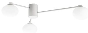 Ideal Lux - LED Полилей за повърхностен монтаж HERMES 3xG9/3W/230V Ø 90 см бял