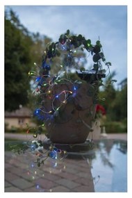 Слънчева LED верига за външно ползване с цветни светодиоди, дължина 5 м Dew Drop - Star Trading