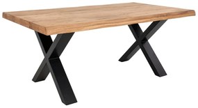 Масичка за кафе с масивен дъбов плот , 120 x 70 cm Toulon - House Nordic