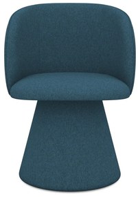 Син тапициран трапезен стол Maia – Makamii