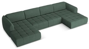 Зелен ъглов диван Hoku – Makamii