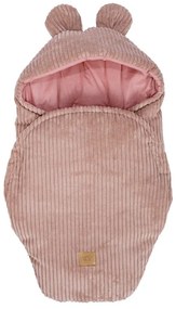 Розово бебешко одеяло от рипсено кадифе 45x80 cm – Meowbaby