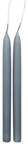 Свещи без аромат atmosphera Hugo, 30 cm, 2 бр - Зелен