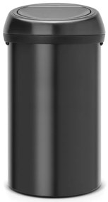 Кош за боклук Brabantia Touch Bin 647252, 60 л, Плавно и безшумно отваряне, Черен