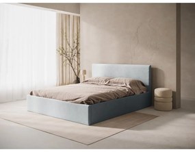 Светлосива тапицирана табла за легло 150,5x100 cm Remo – Micadoni