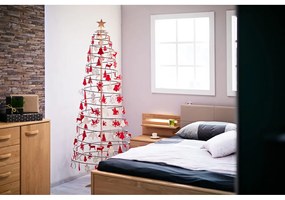 Дървена звезда за декоративна коледна елха Голяма - Spira