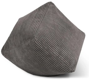 Пуф от рипсено кадифе в цвят горчица Up! MooG – SLOWDOWN