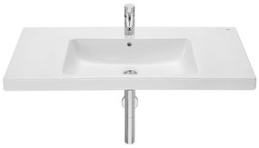 Умивалник за стенен монтаж или върху мебел, A3270MA000, Roca, порцелан, бял, 100x46x17.5см