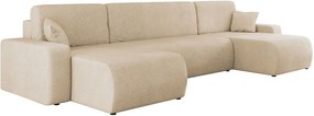 Ъглов диван Piano U-Бежов